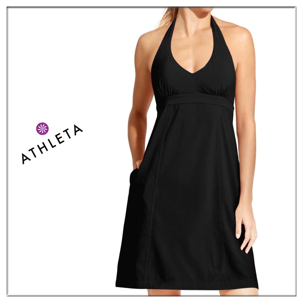 NWOT Athleta Pack Everywhere Halter Dress